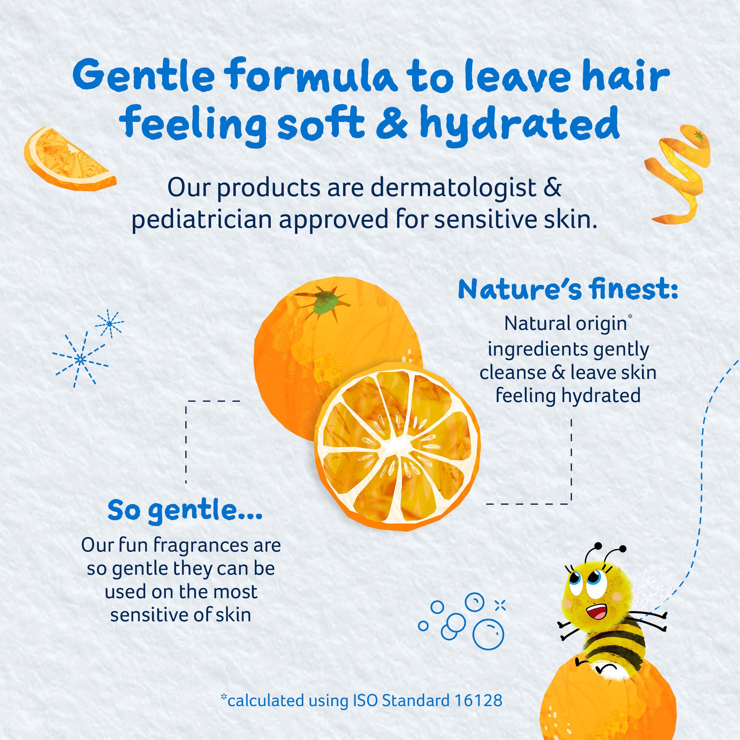 Childs Farm Kids Hair & Body Wash for Dry, Sensitive Skin – Organic Sweet Orange, Vegan & Cruelty-Free | 8.4 Fl Oz
