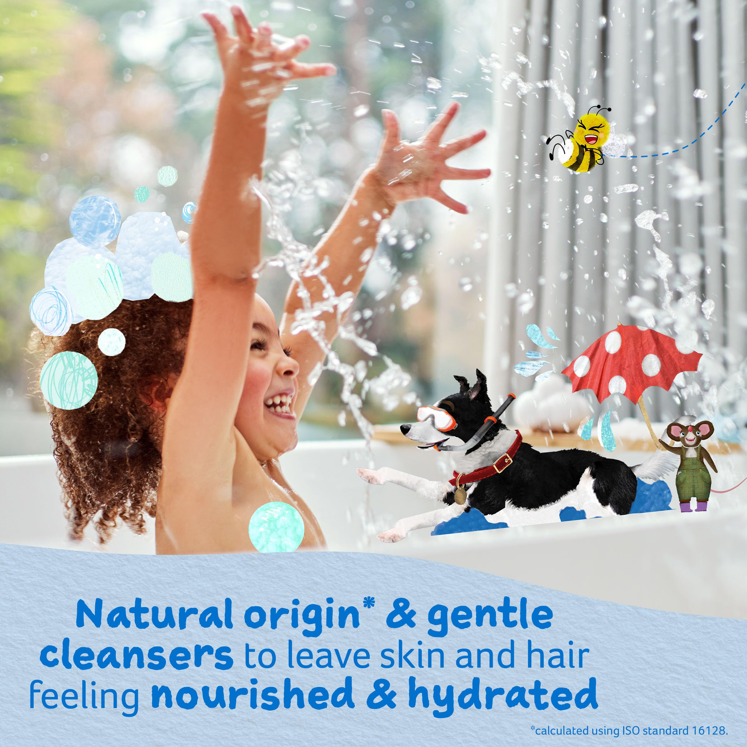 Childs Farm Kids Hair & Body Wash for Dry, Sensitive Skin – Organic Sweet Orange, Vegan & Cruelty-Free | 8.4 Fl Oz