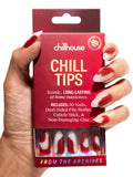 Chillhouse Chill Tips Press-On Nails Kit — From the Archives (Almond) | 30 Shapes & Sizes | Up to 2 Weeks Wear