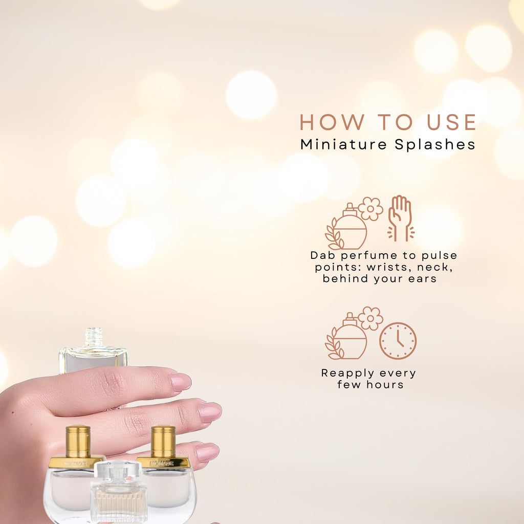Chloe 4-Piece Mini Perfume Splash Gift Set for Women
