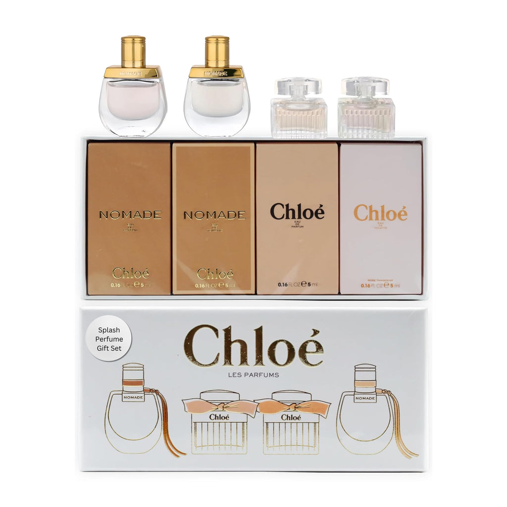 Chloe 4-Piece Mini Perfume Splash Gift Set for Women