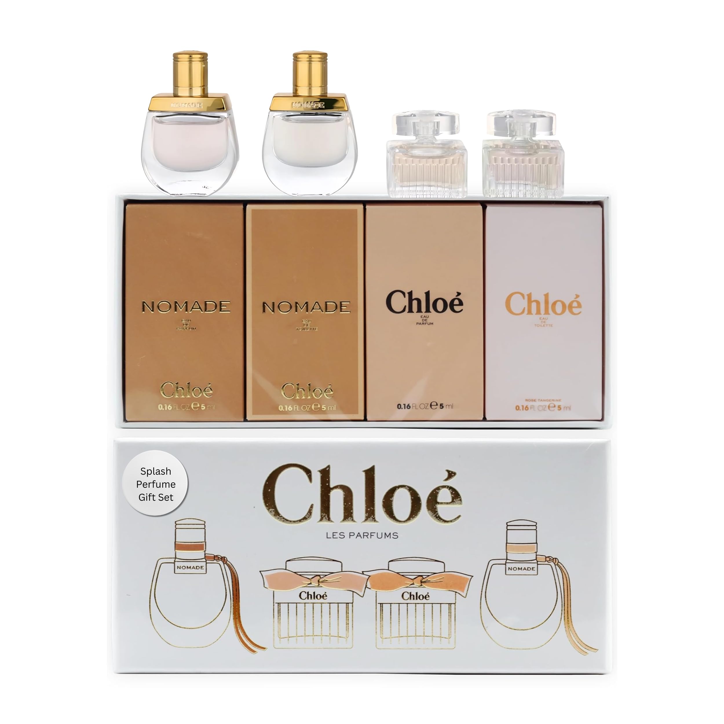 Chloe 4-Piece Mini Perfume Splash Gift Set for Women