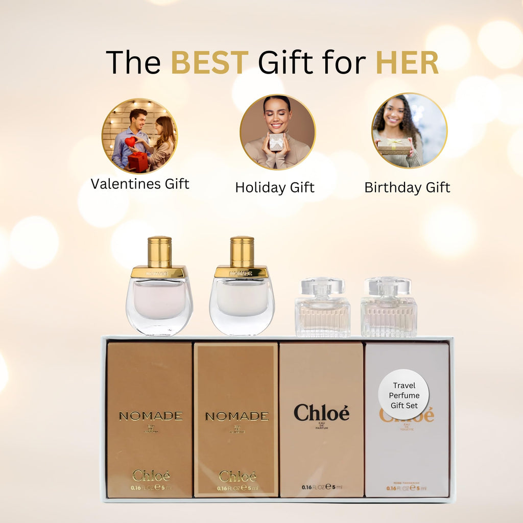 Chloe 4-Piece Mini Perfume Splash Gift Set for Women