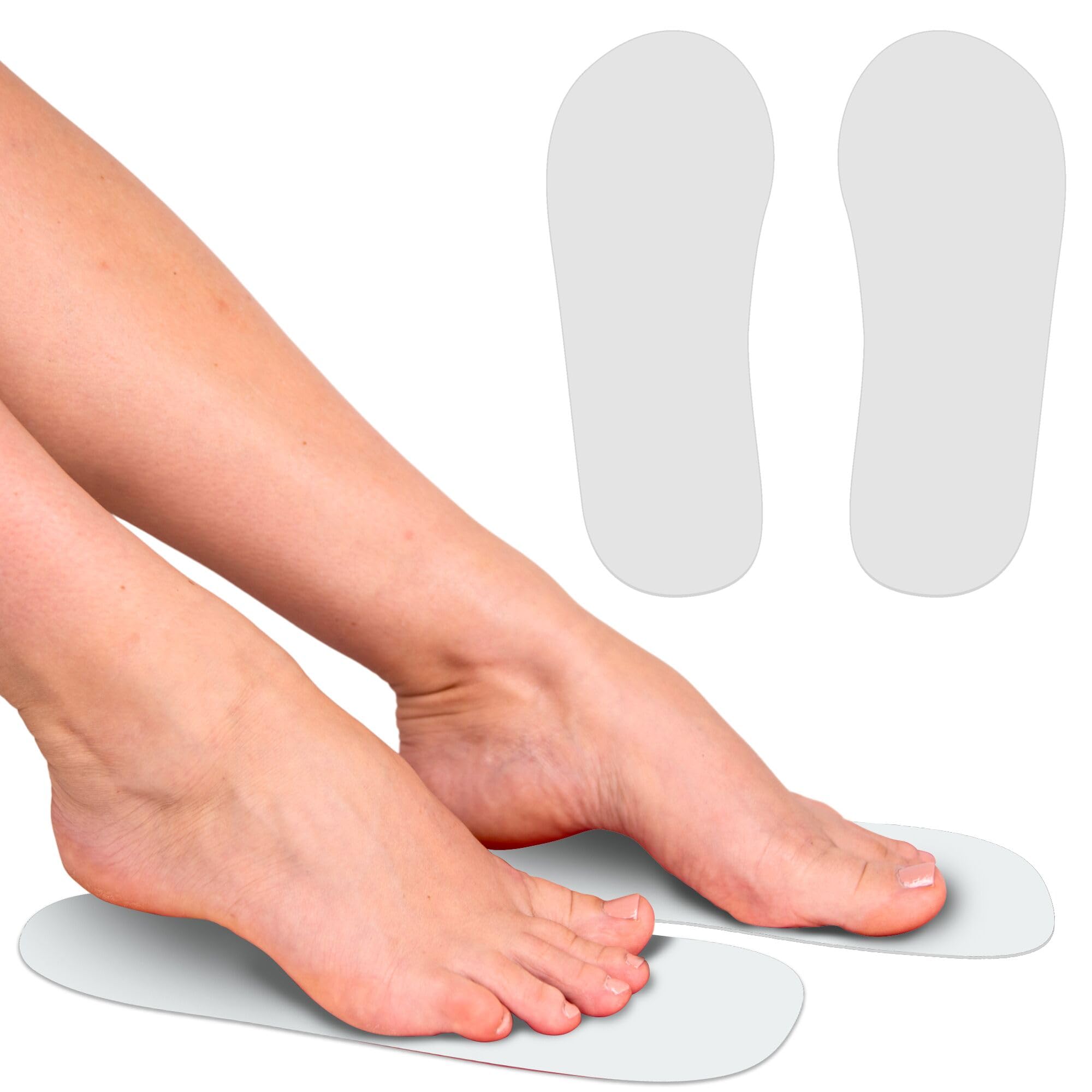 CHNELSS Professional 30 Pairs Spray Tan Feet Pads – Disposable Foam Foot Protectors for Hygienic Tanning
