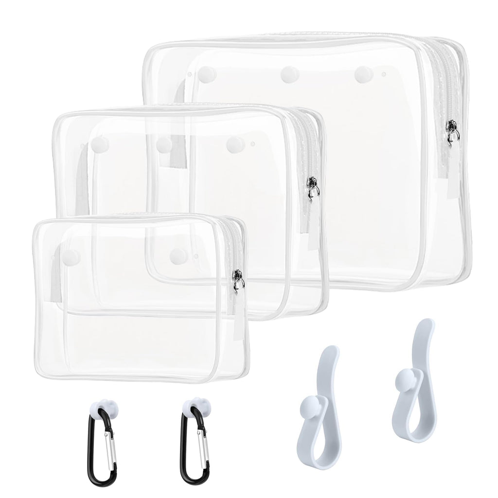 Choshion Clear Insert Bag Accessories for Beach Tote | Clear Cosmetic, Toiletry & Makeup Organizer