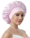 Choshion 100% Mulberry Silk Bonnet for Sleeping – Luxurious Double-Layer Sleep Cap for Curly Hair