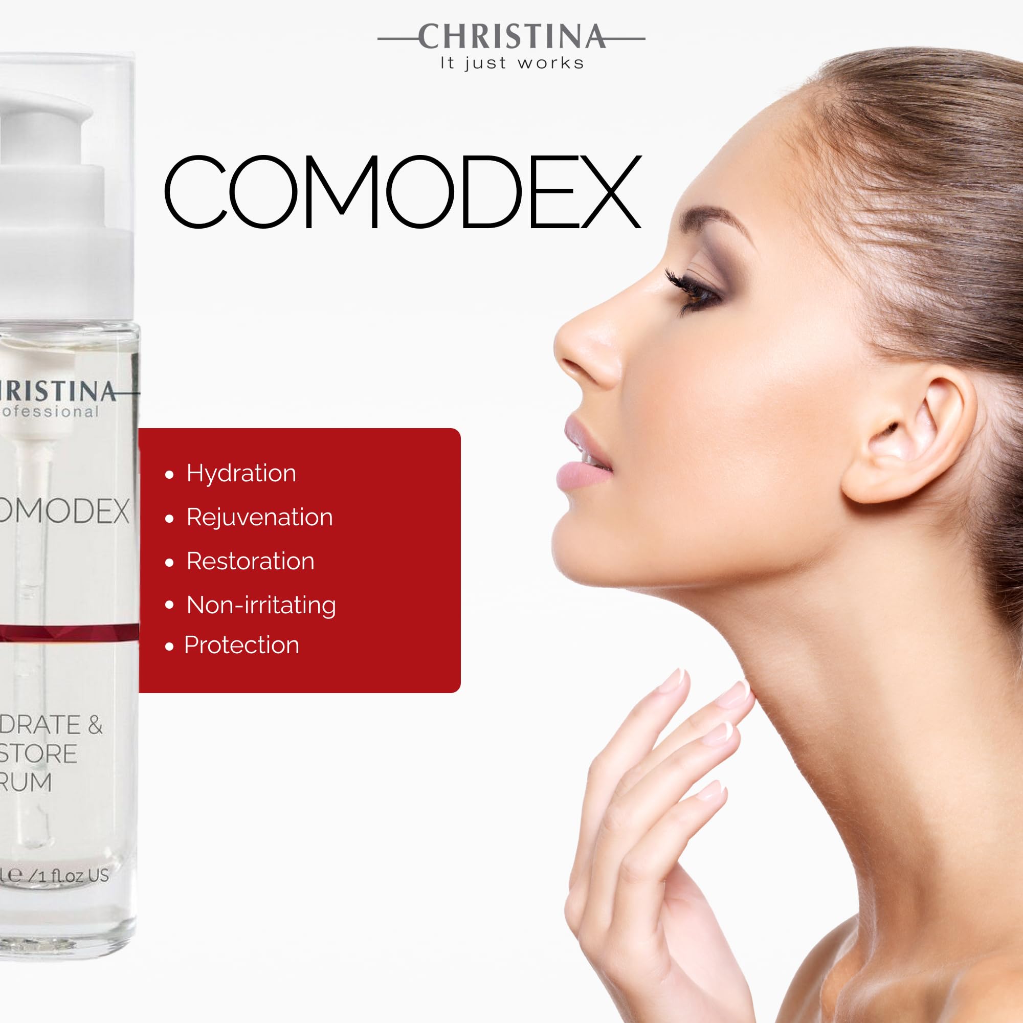Christina Comodex Hydrate & Restore Serum with Hyaluronic Acid – 30ml