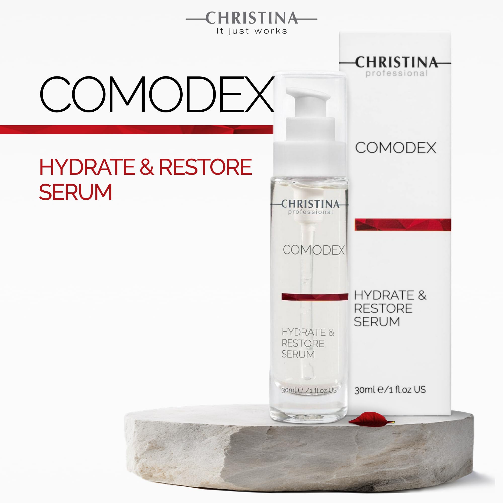 Christina Comodex Hydrate & Restore Serum with Hyaluronic Acid – 30ml