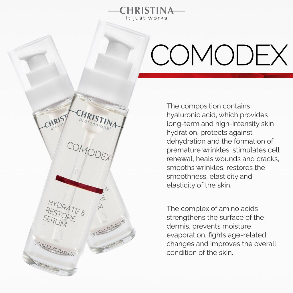 Christina Comodex Hydrate & Restore Serum with Hyaluronic Acid – 30ml