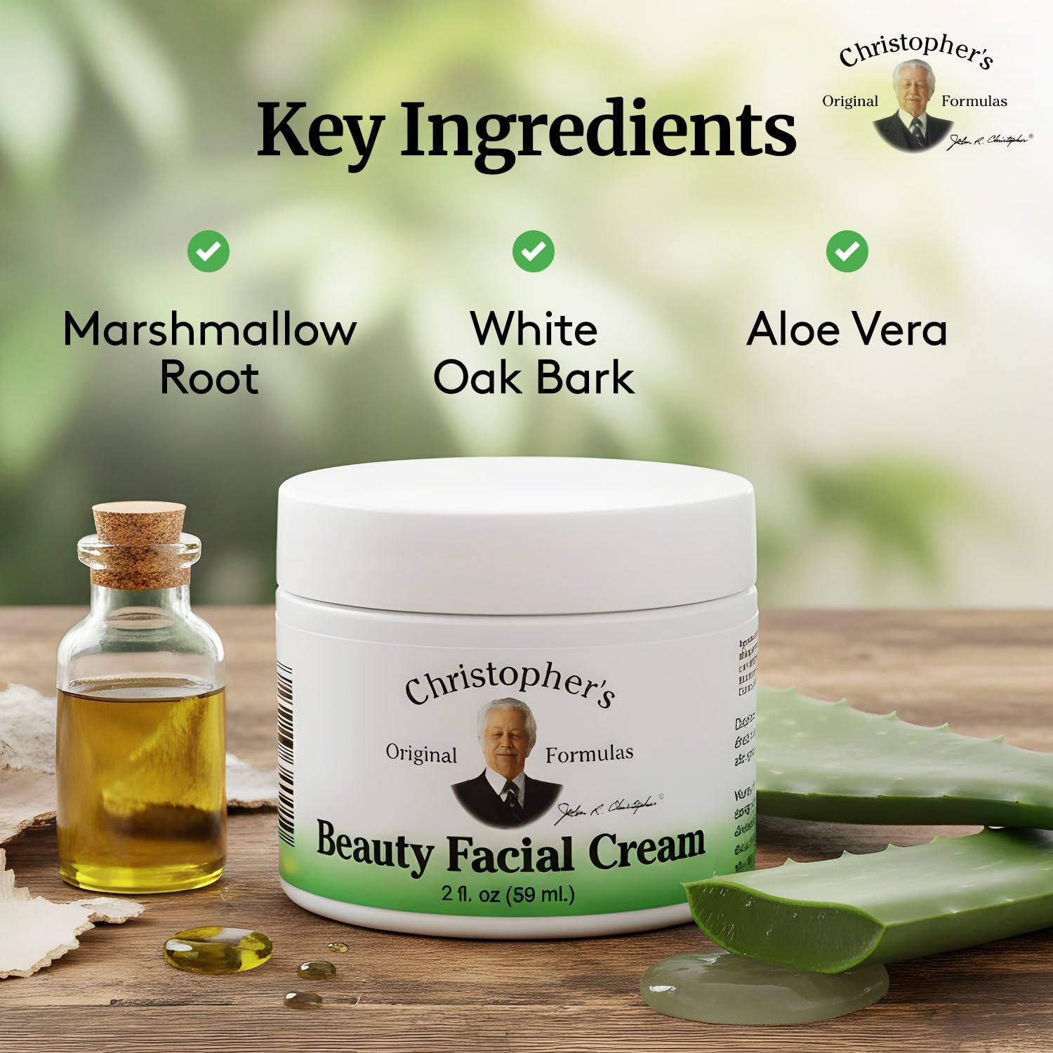 Christopher's Original Formulas Beauty Facial Cream, 2 oz