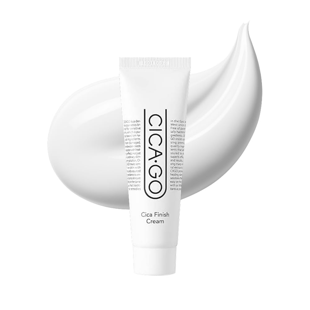 CICA GO Cica Finish Cream – Lightweight, Soothing Korean Moisturizer for Sensitive Skin