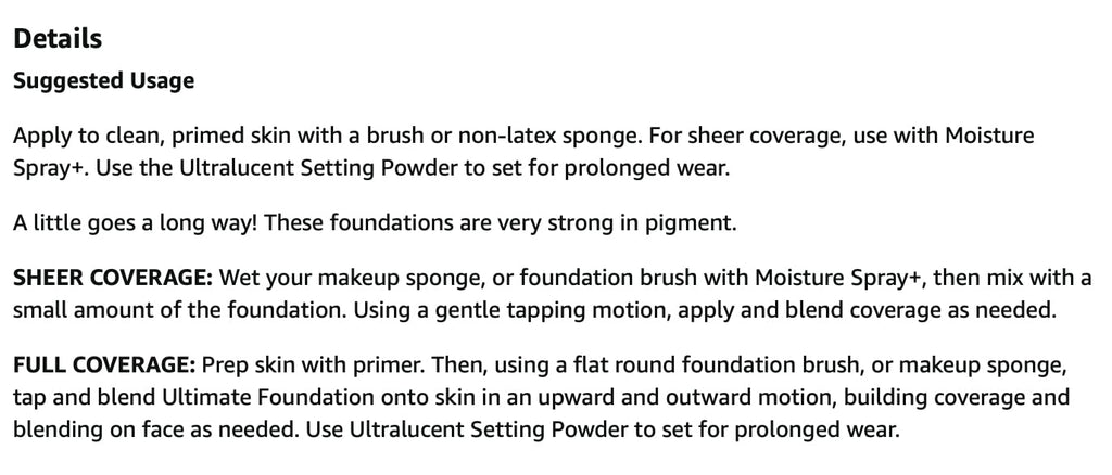Cinema Secrets Pro Cosmetics Ultimate Foundation 303-66A | High Pigment Silicone-Based Foundation