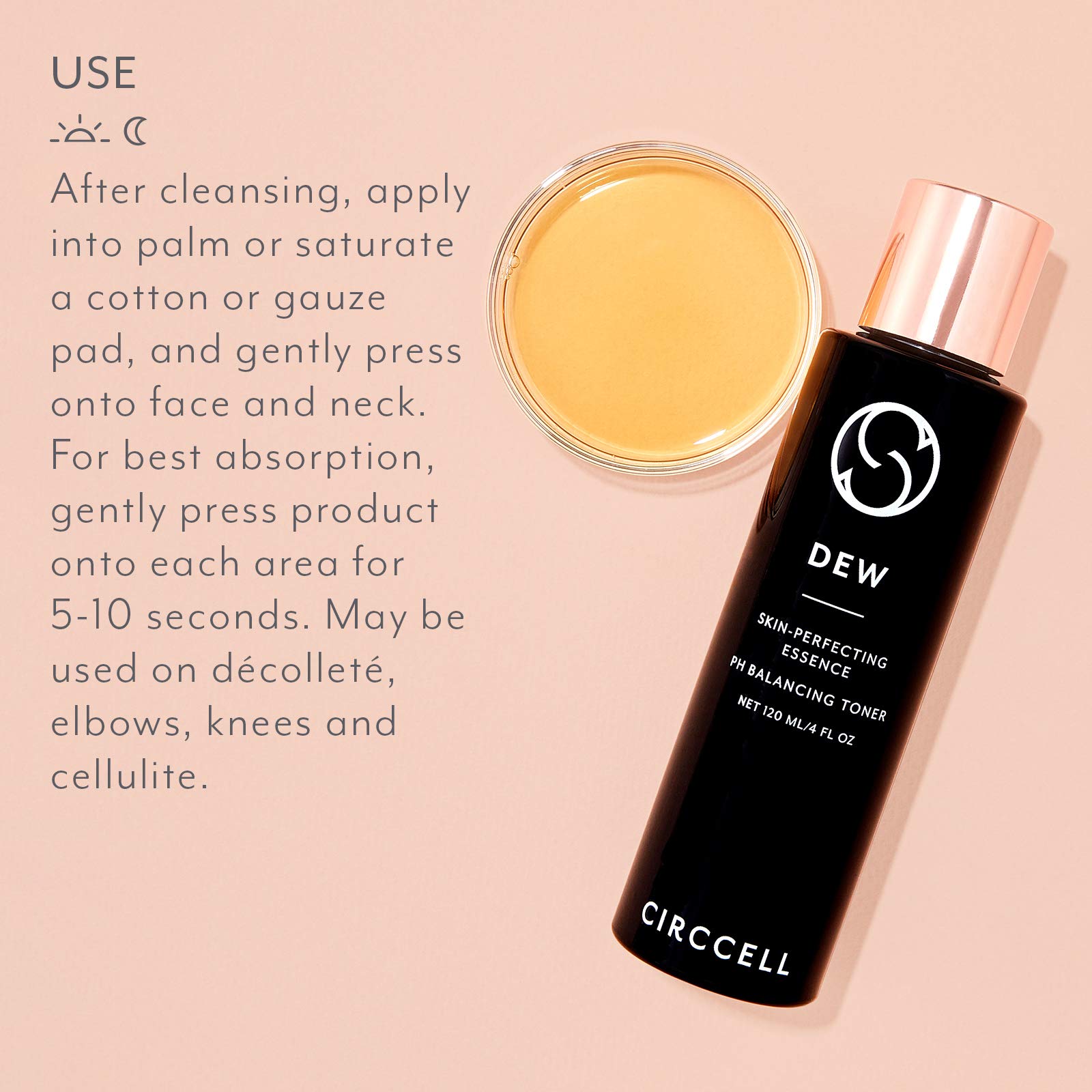 CIRCCELL Dew pH Perfector – pH Balancing Toner, Facial Essence & Primer for Even Tone, Refined Pores & Radiance