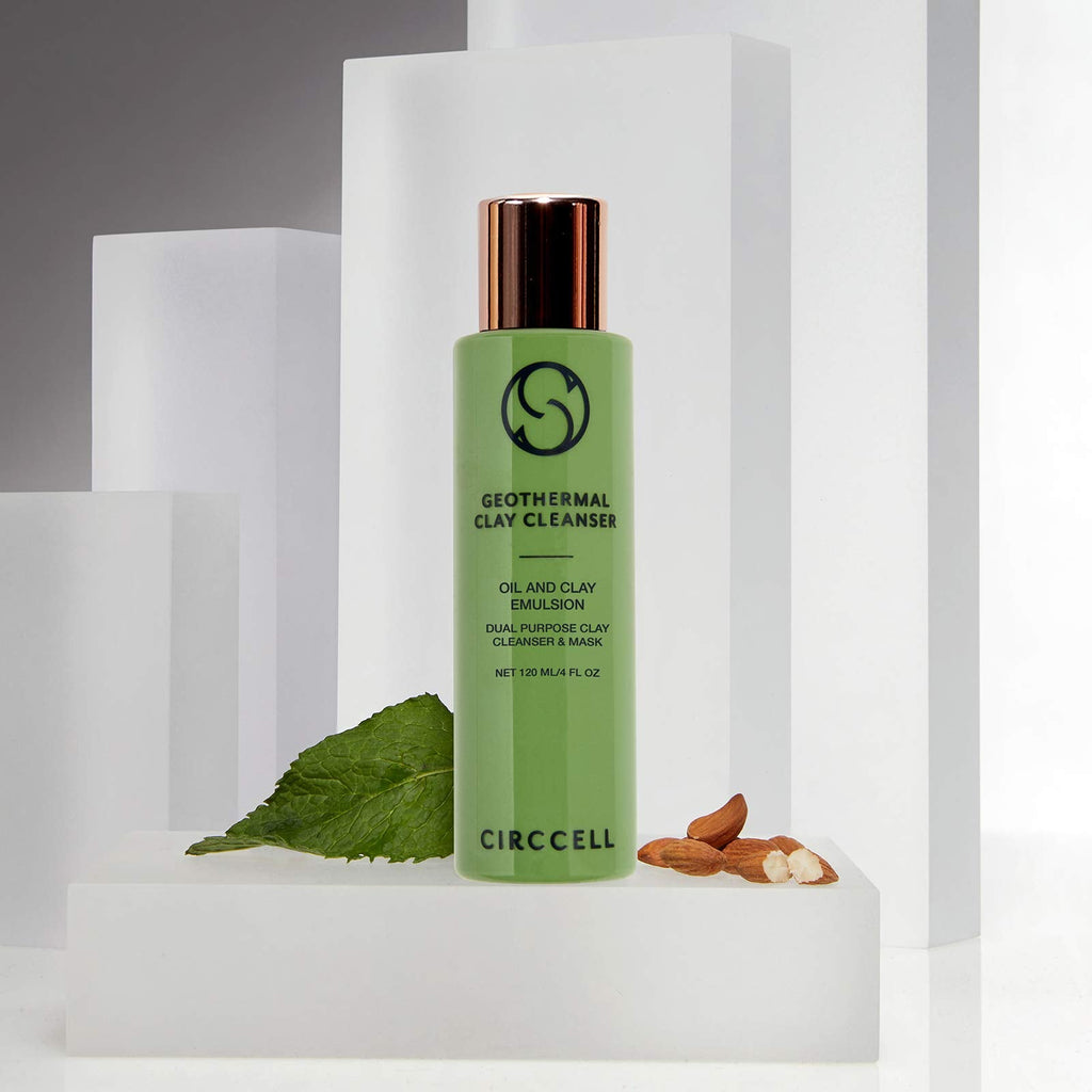 CIRCCELL Geothermal Clay Cleanser – Hydrating Arctic Clay & Essential Oils