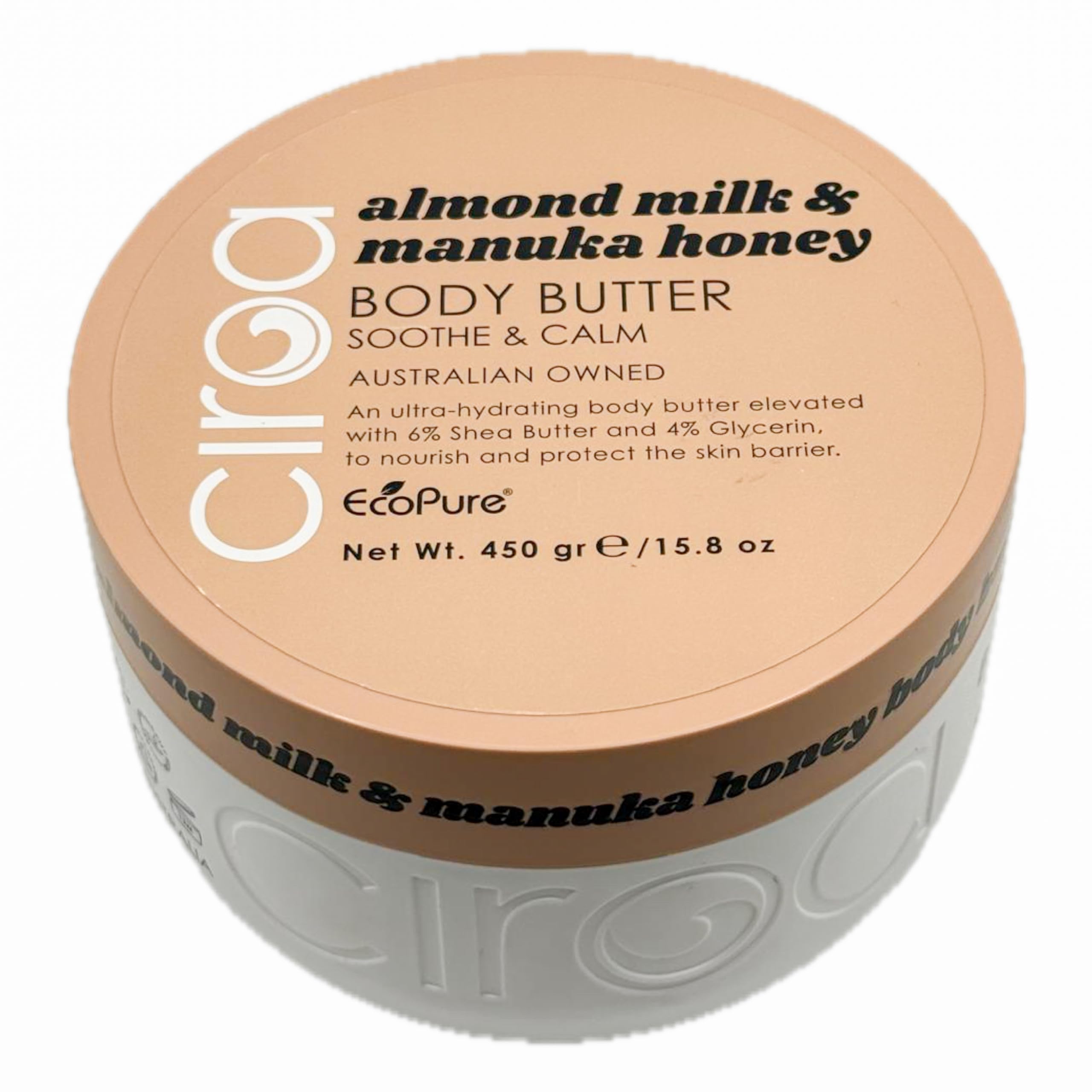 Ciroa Almond Milk & Manuka Honey Body Butter – Soothe & Calm (15.8 oz)