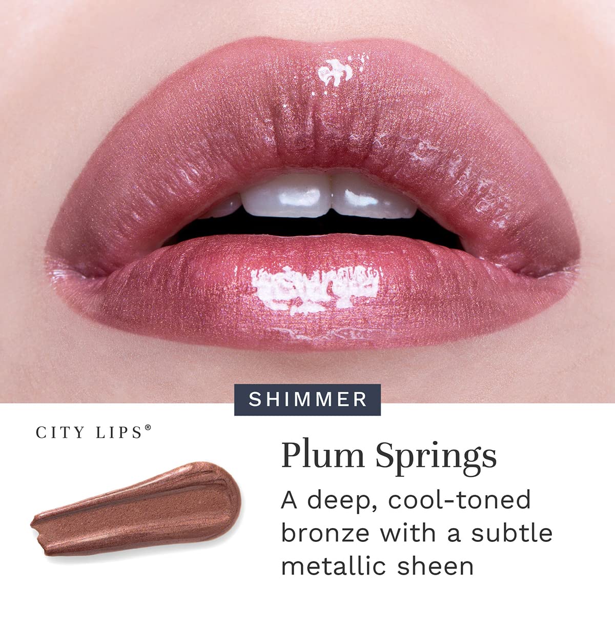 City Beauty City Lips Plum Springs Plumping Lip Gloss – High-Shine Hydration with Hyaluronic Acid