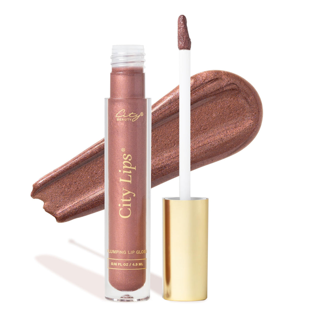 City Beauty City Lips Plum Springs Plumping Lip Gloss – High-Shine Hydration with Hyaluronic Acid