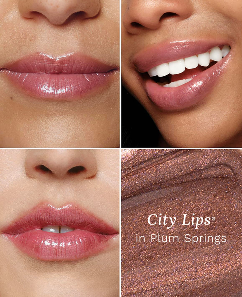 City Beauty City Lips Plum Springs Plumping Lip Gloss – High-Shine Hydration with Hyaluronic Acid