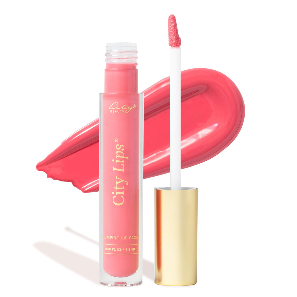 City Beauty City Lips Watermelon Plumping Lip Gloss – Hydration & High Shine