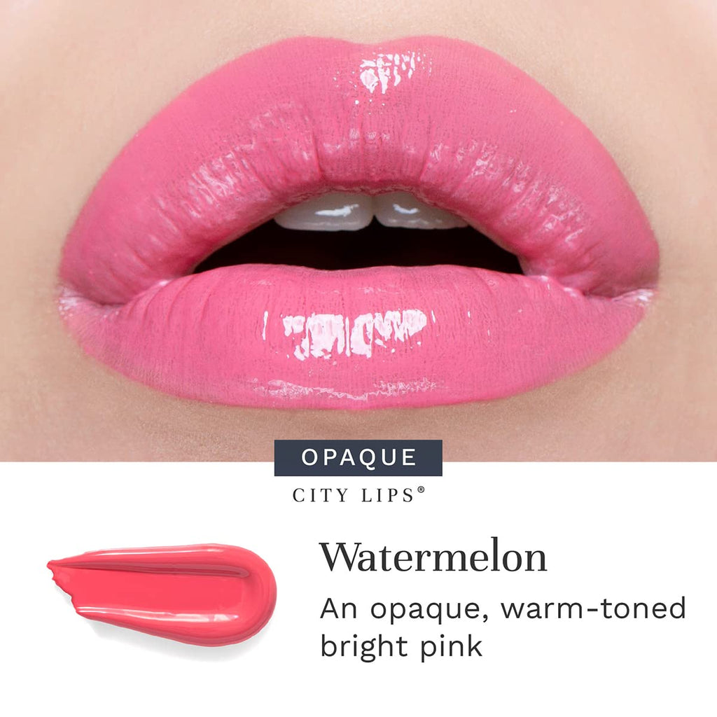 City Beauty City Lips Watermelon Plumping Lip Gloss – Hydration & High Shine