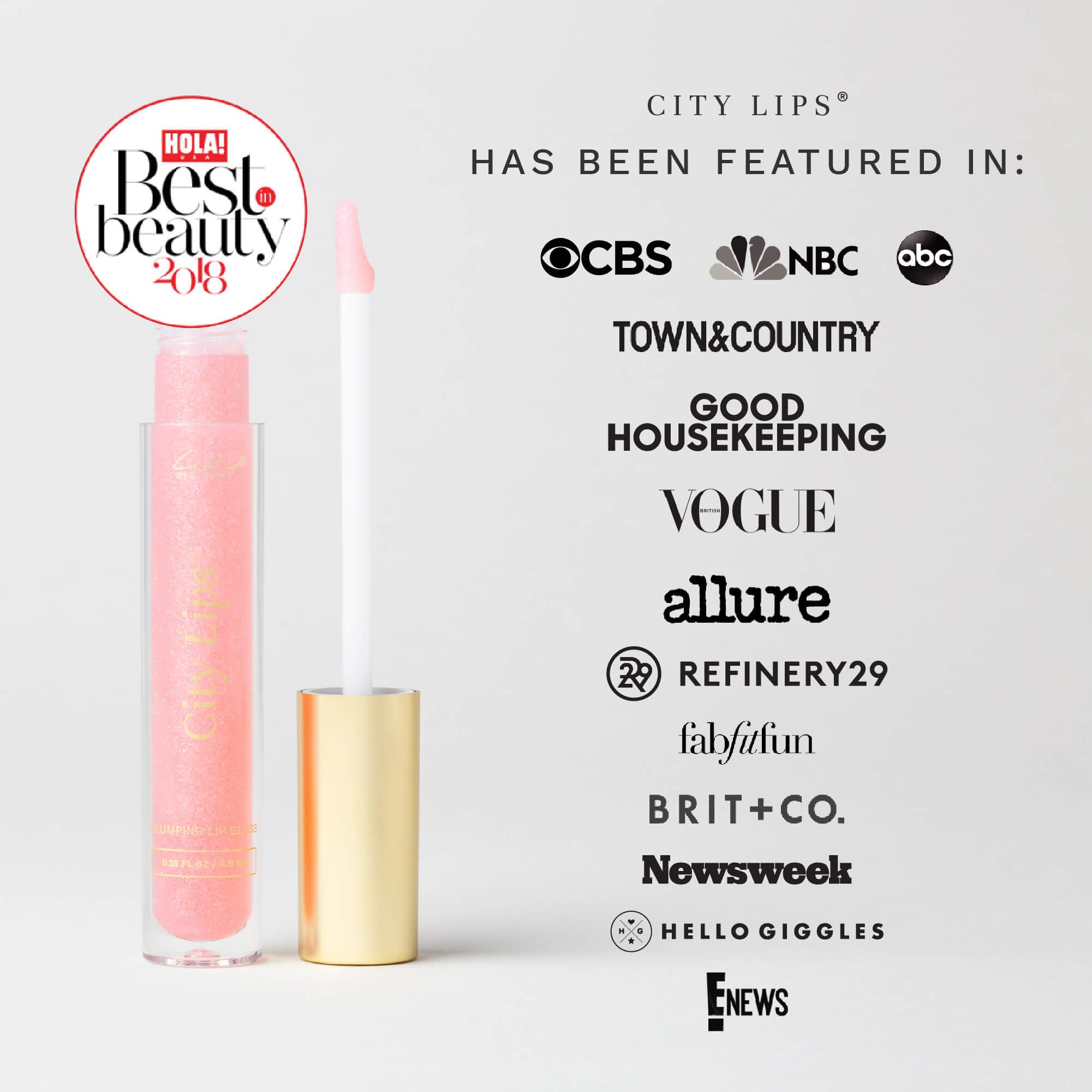 City Beauty City Lips Watermelon Plumping Lip Gloss – Hydration & High Shine