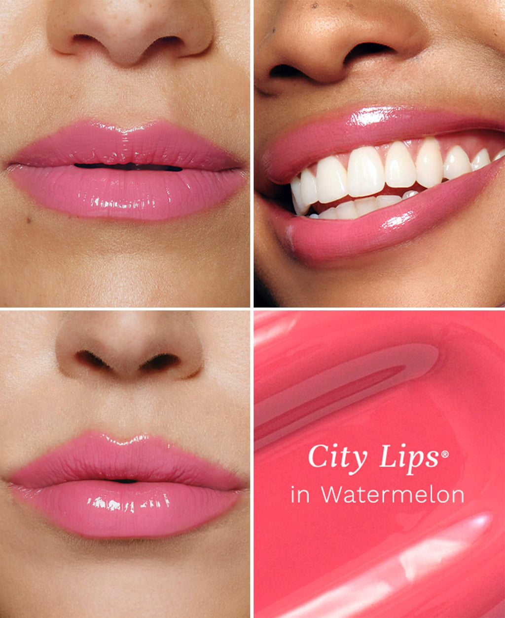 City Beauty City Lips Watermelon Plumping Lip Gloss – Hydration & High Shine