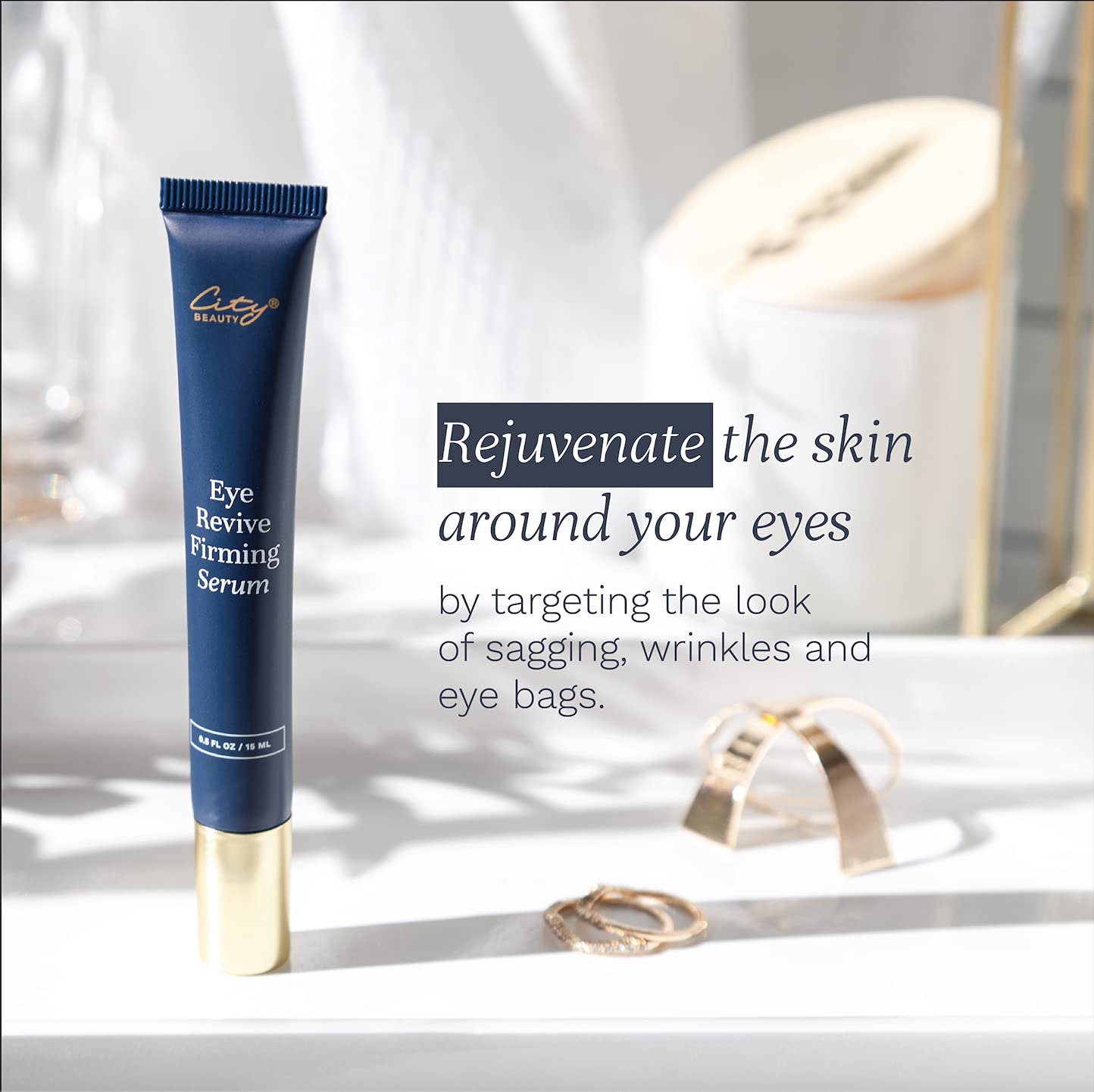 City Beauty Eye Revive Firming Serum – Firm, Hydrate & Tighten Under-Eye Skin | Cruelty-Free