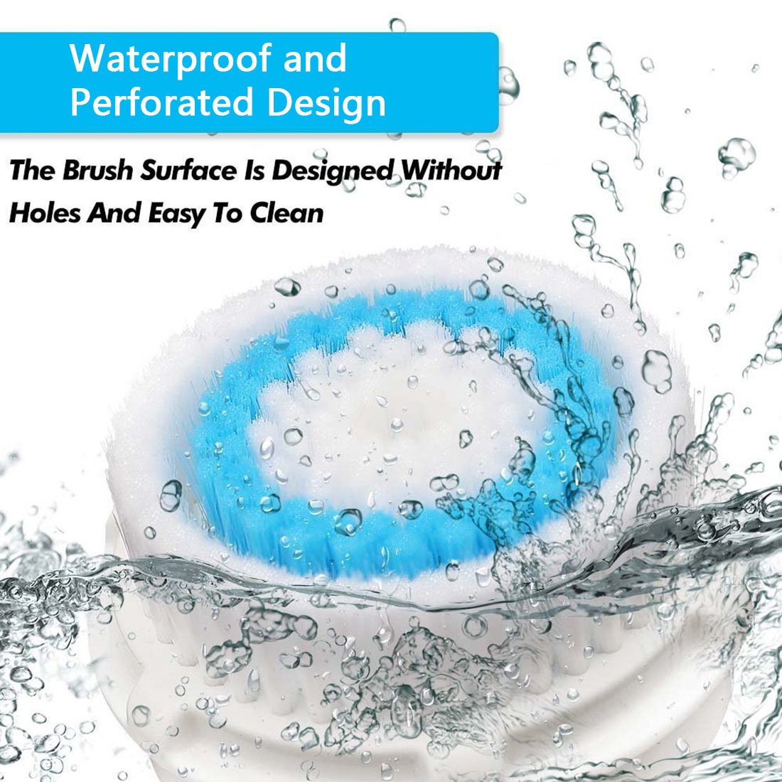Clarisonic Deep Pore Brush Head Replacements – 4 Pack for Mia 1/2, Mia Fit, Alpha Fit, Smart Profile Uplift