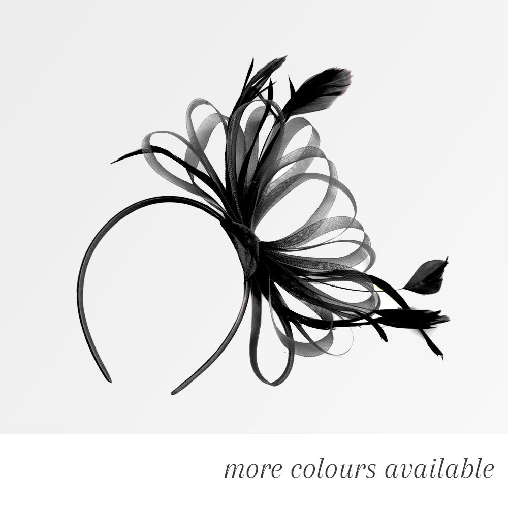 Classic Hoop Fascinator on Headband