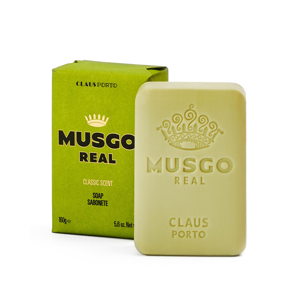 Claus Porto Musgo Real Classic Scent Body Soap for Men and Women – Fresh, Moisturizing, Handcrafted (160g)