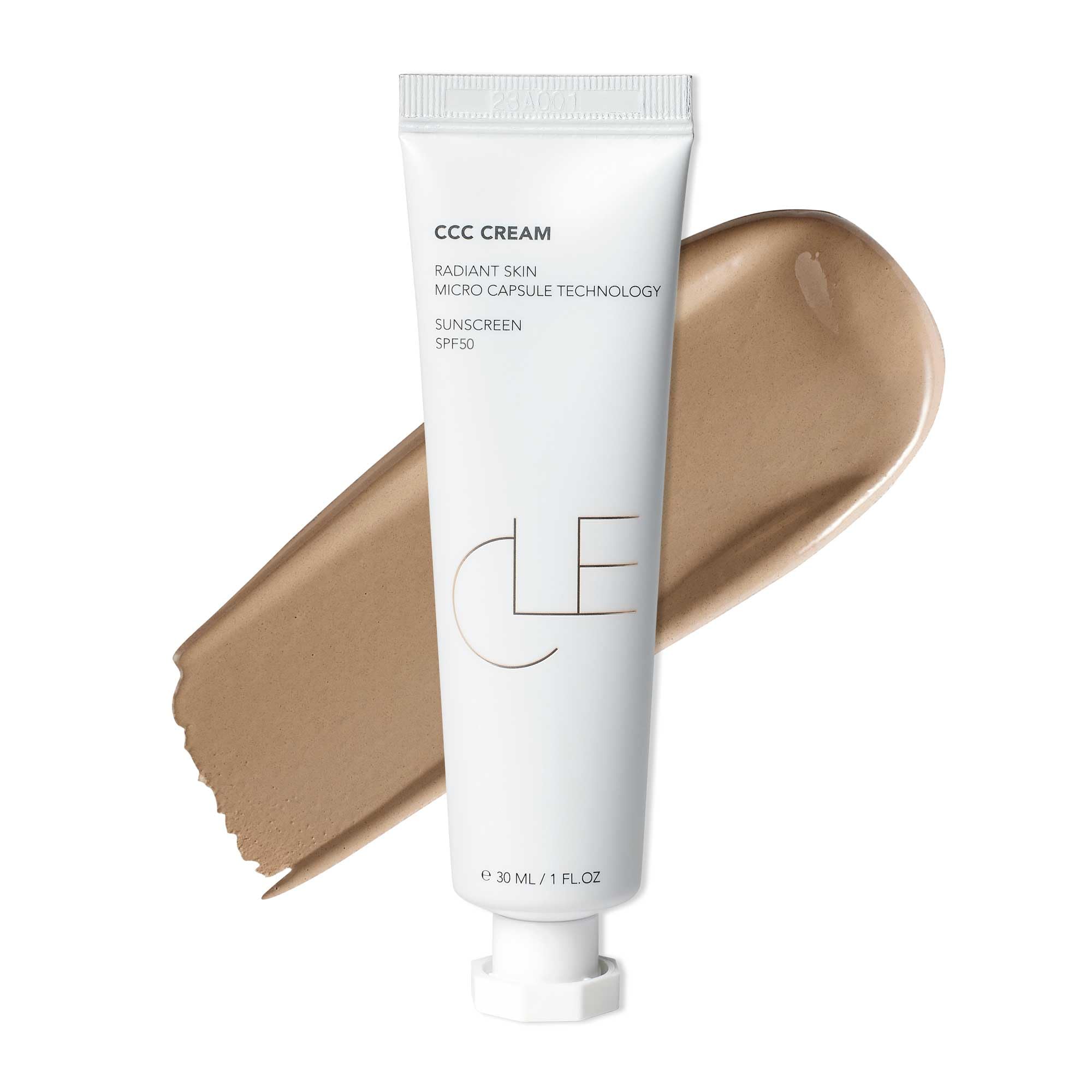 CLE Cosmetics CCC Cream Warm Medium Light 203 SPF 50 – Lightweight Color Correcting BB/CC Hybrid Foundation