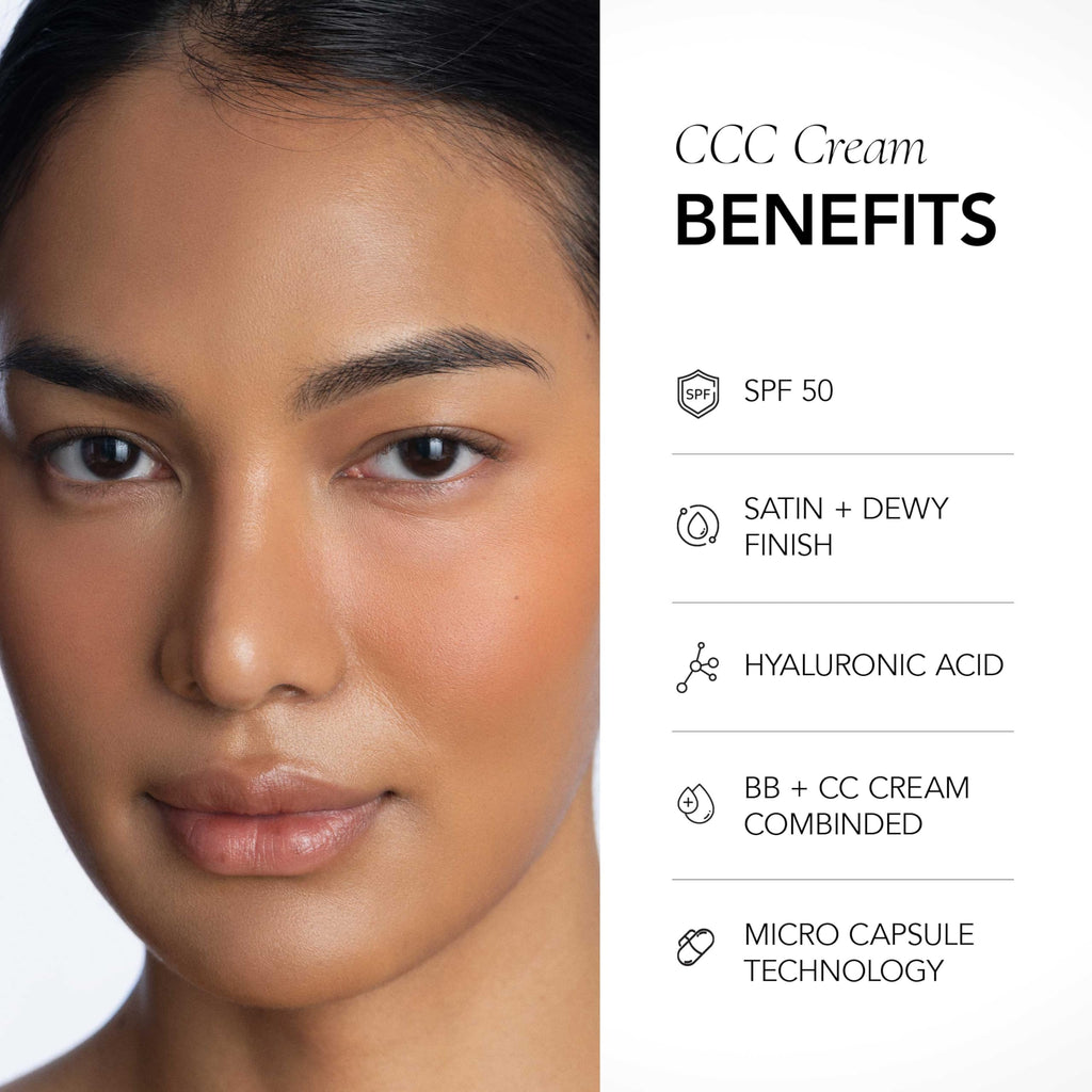 CLE Cosmetics CCC Cream Golden Medium 301 SPF 50 – Color Correcting Lightweight Foundation (BB/CC Hybrid)