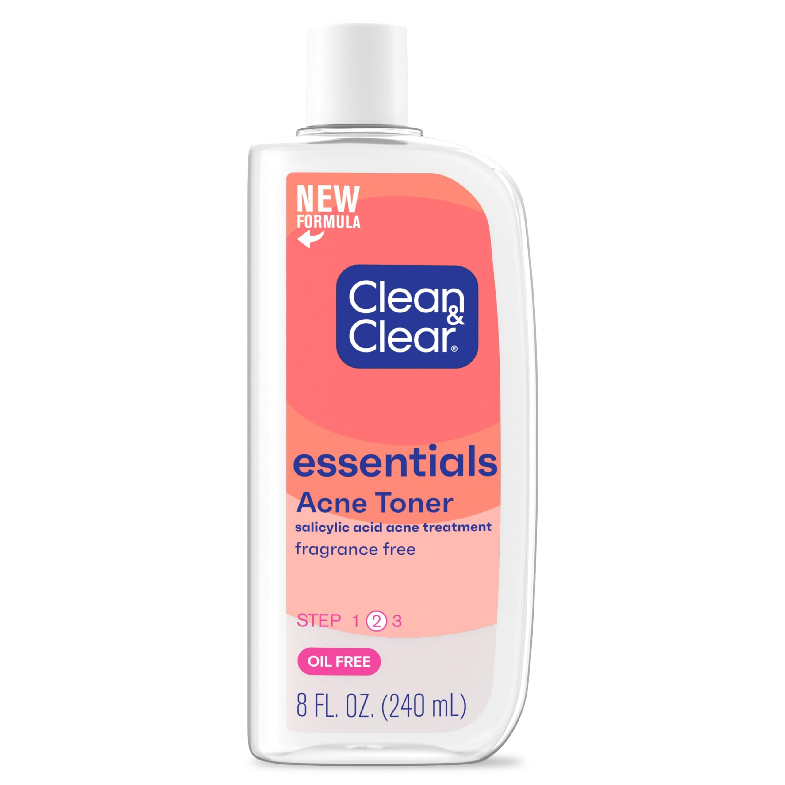 Clean & Clear Deep Cleaning Oil-Fighting Face Astringent – 8 oz, 2 Pack