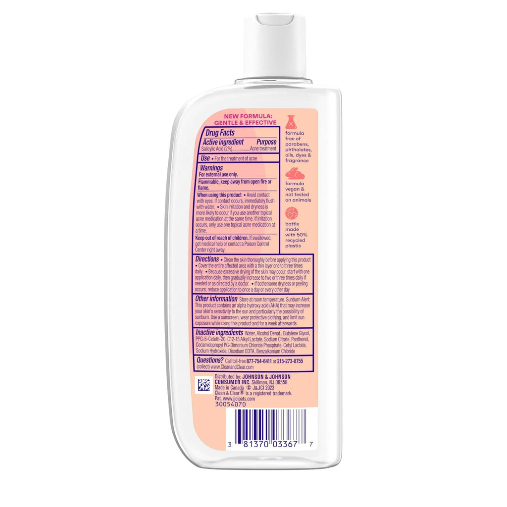 Clean & Clear Deep Cleaning Oil-Fighting Face Astringent – 8 oz, 2 Pack