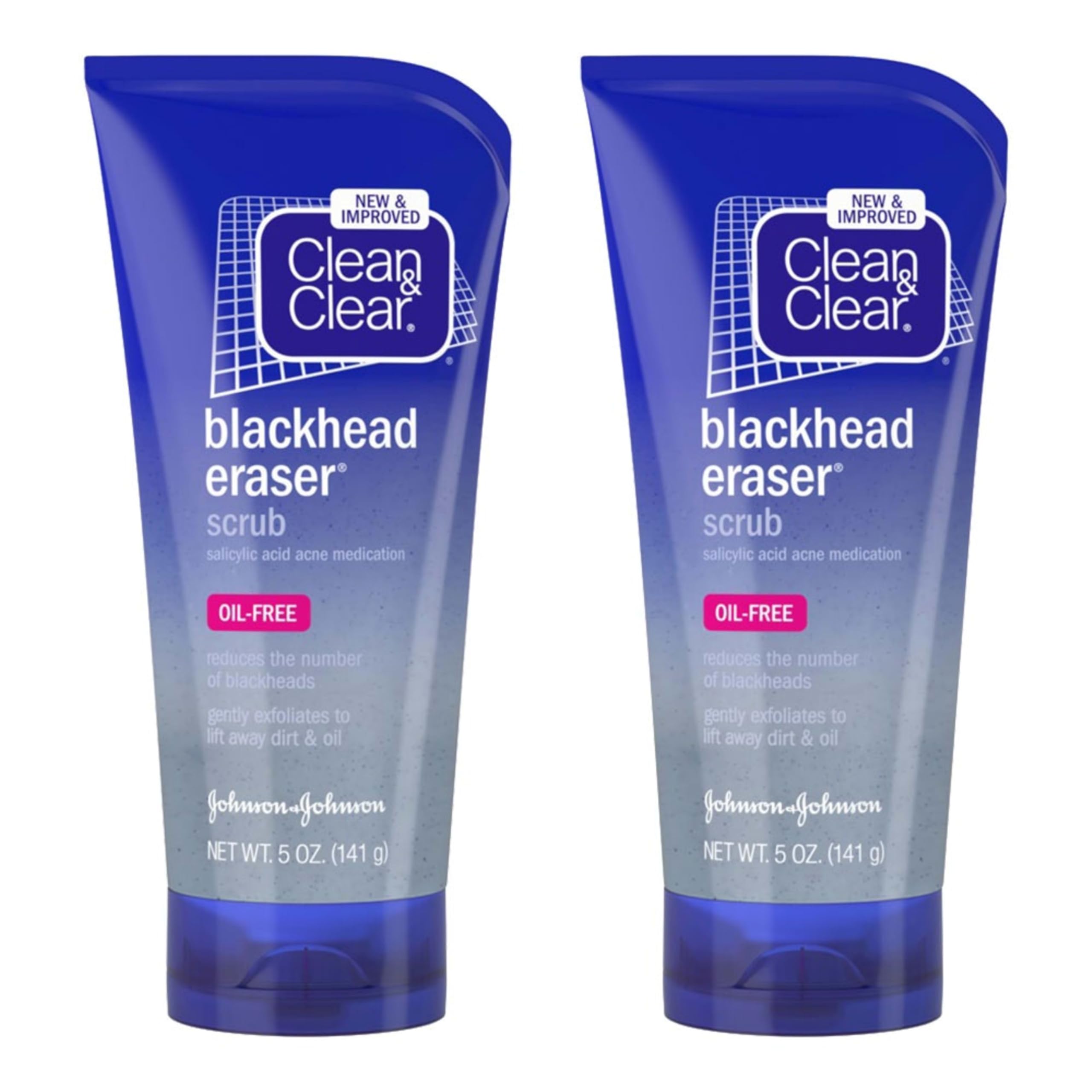 Clean & Clear Blackhead Eraser – Oil-Free Scrub with 2% Salicylic Acid for Daily Exfoliation