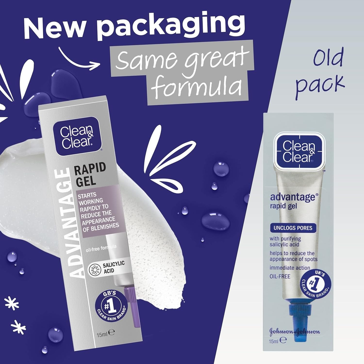 Clean & Clear Advantage Quick Clear Treatment Gel 15ml – Spot Care