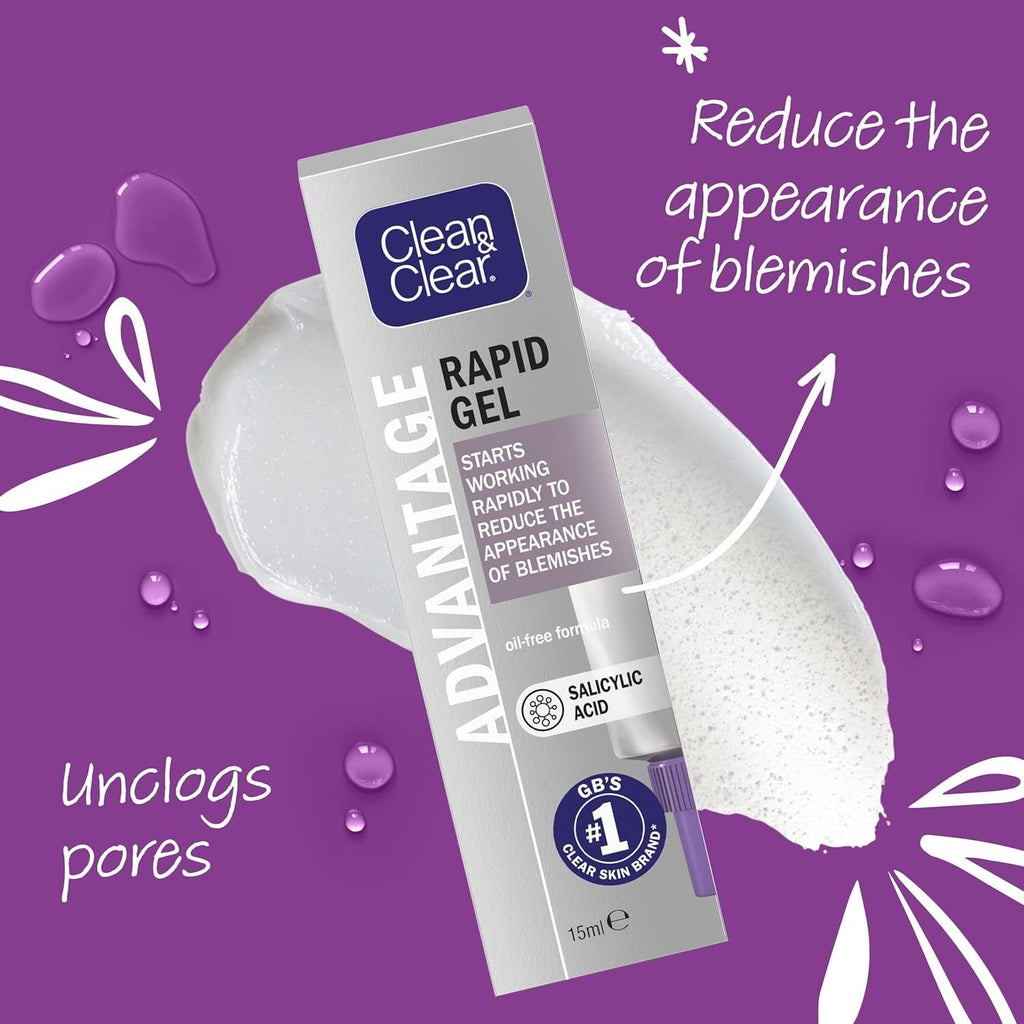 Clean & Clear Advantage Quick Clear Treatment Gel 15ml – Spot Care