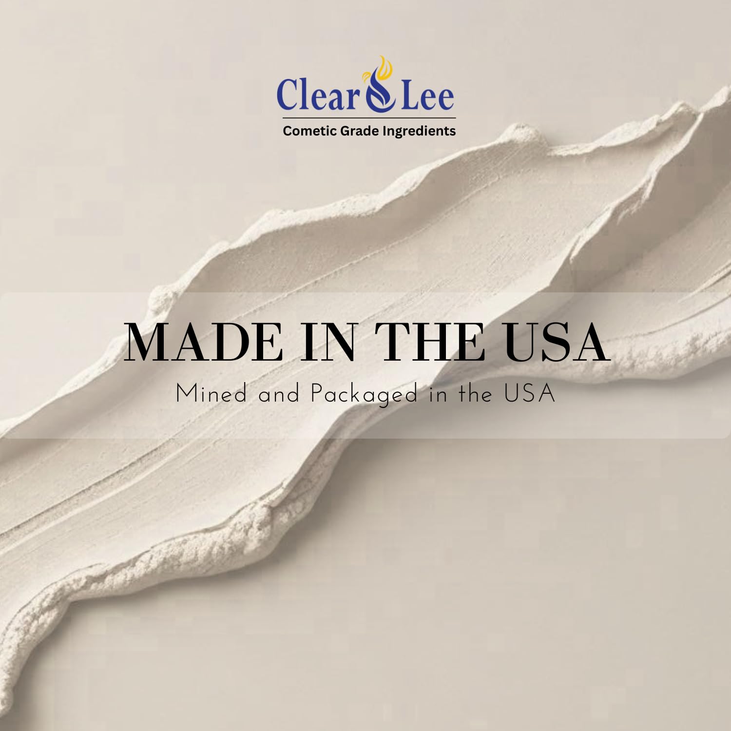 ClearLee Kaolin Clay Cosmetic Grade Powder - 100% Pure, Natural DIY Masks (5 LB)