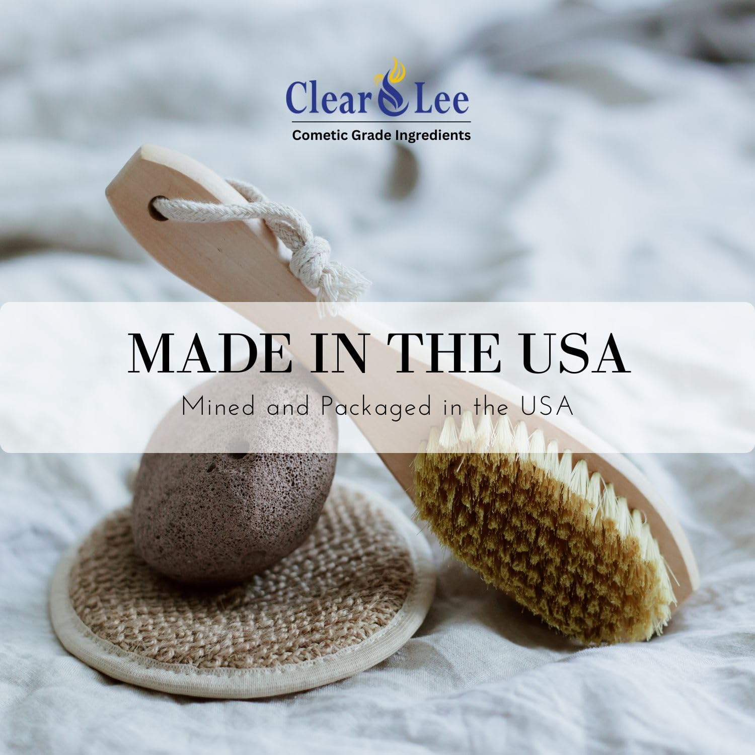 ClearLee Cosmetic Grade Pumice – 100% Natural Exfoliant Powder for DIY Skincare (8oz)