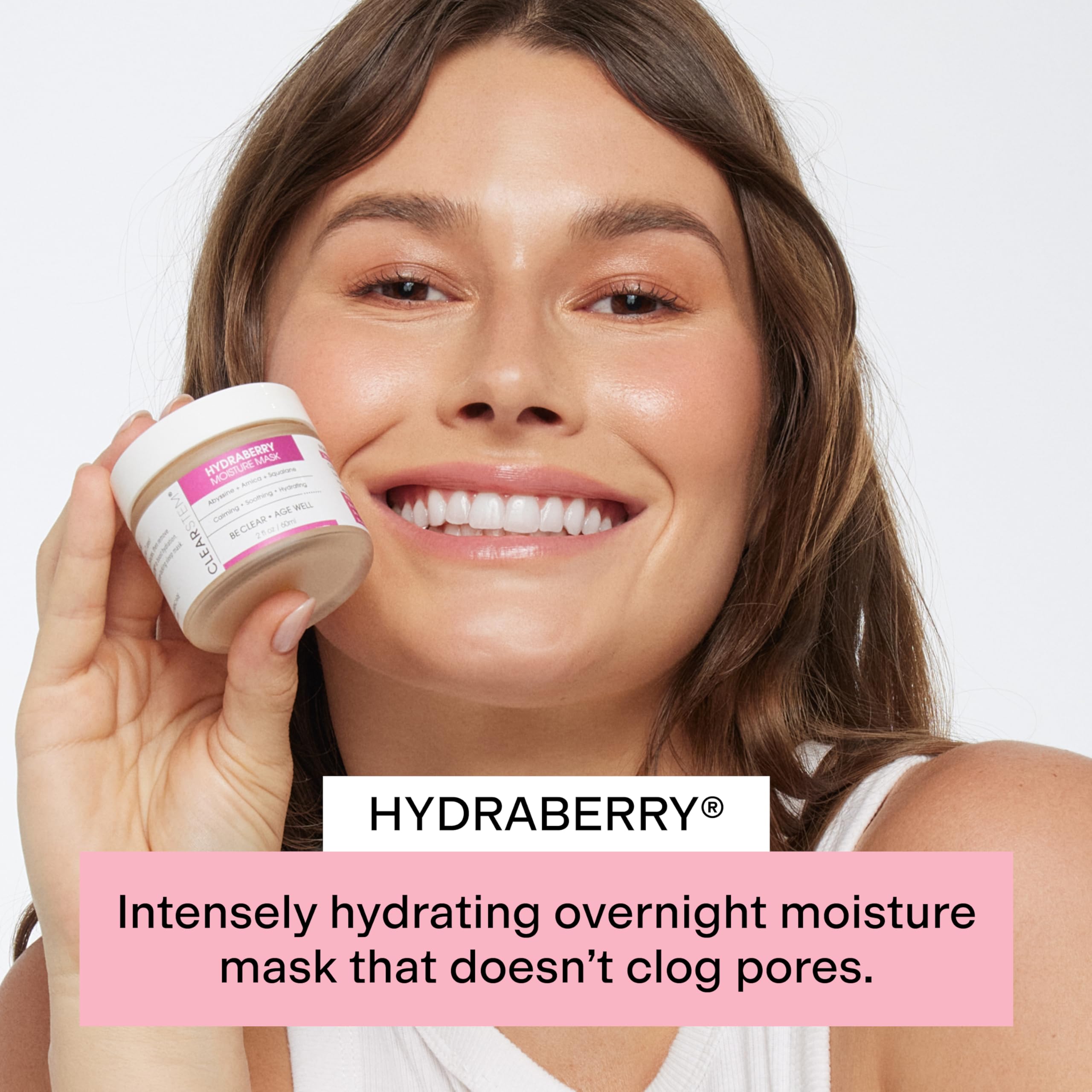 CLEARSTEM Hydraberry Night Mask — Overnight Hydration with Ceramides & Arnica
