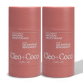 Cleo + Coco Extra Strength Deodorant Balm Grapefruit Bergamot 2-Pack, Aluminum-Free, Vegan