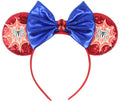 CLGIFT Super Hero Mickey & Minnie Ears — Spider-Man Avengers Design for Adults