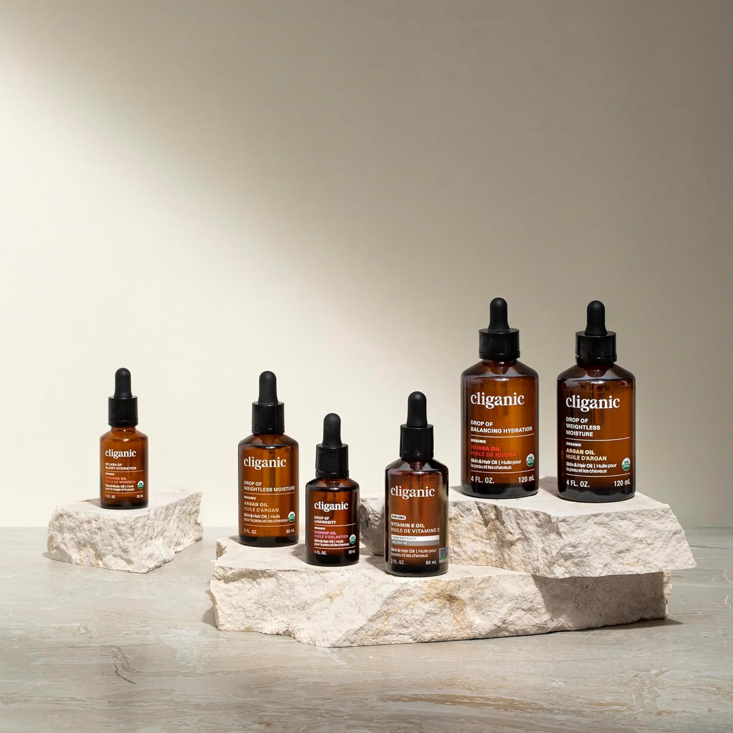 Cliganic Organic Pumpkin Seed Oil, 100% Pure - For Face & Hair | Cold-Pressed