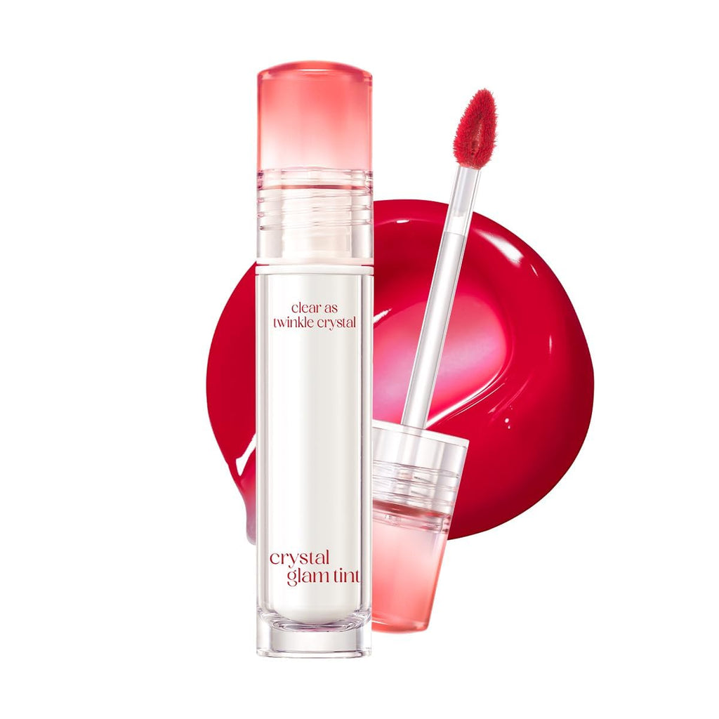 CLIO PROFESSIONAL Crystal Glam Tint 012 Fiery Rose – Glossy, Lightweight Lip Color