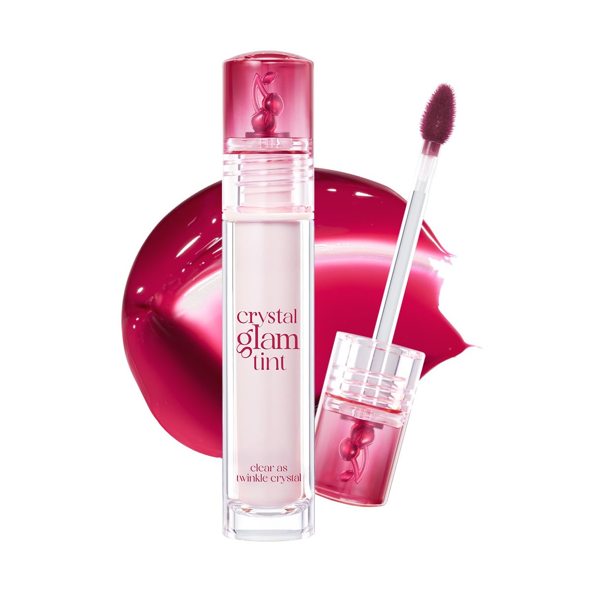 CLIO PROFESSIONAL Crystal Glam Tint Cherry Series 025 Dark Cherry – Glossy Lip Stain