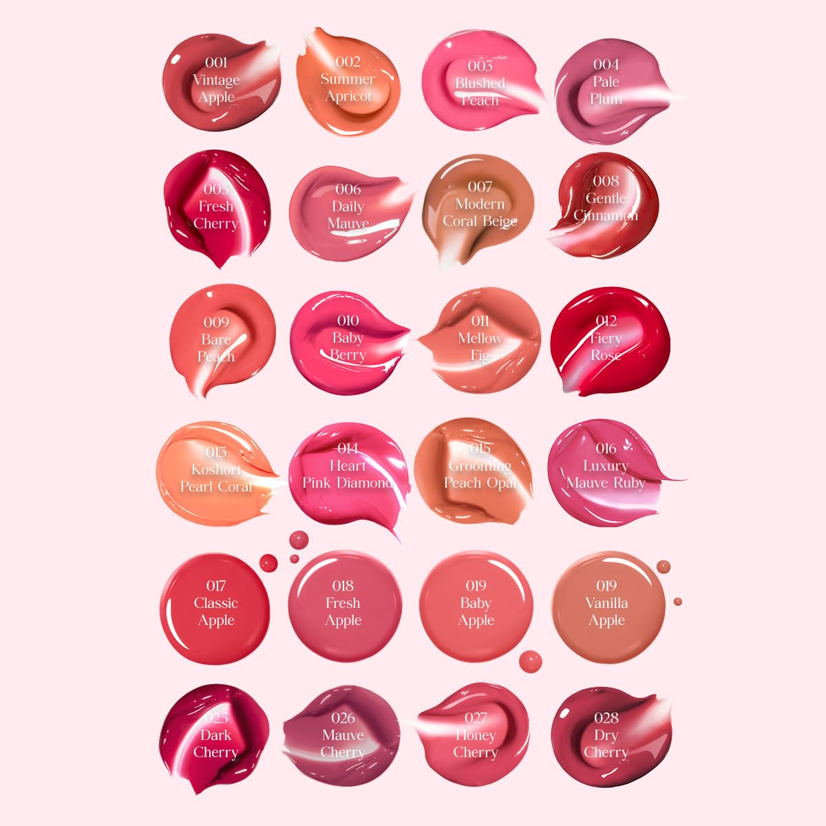 CLIO PROFESSIONAL Crystal Glam Tint Cherry Series 025 Dark Cherry – Glossy Lip Stain