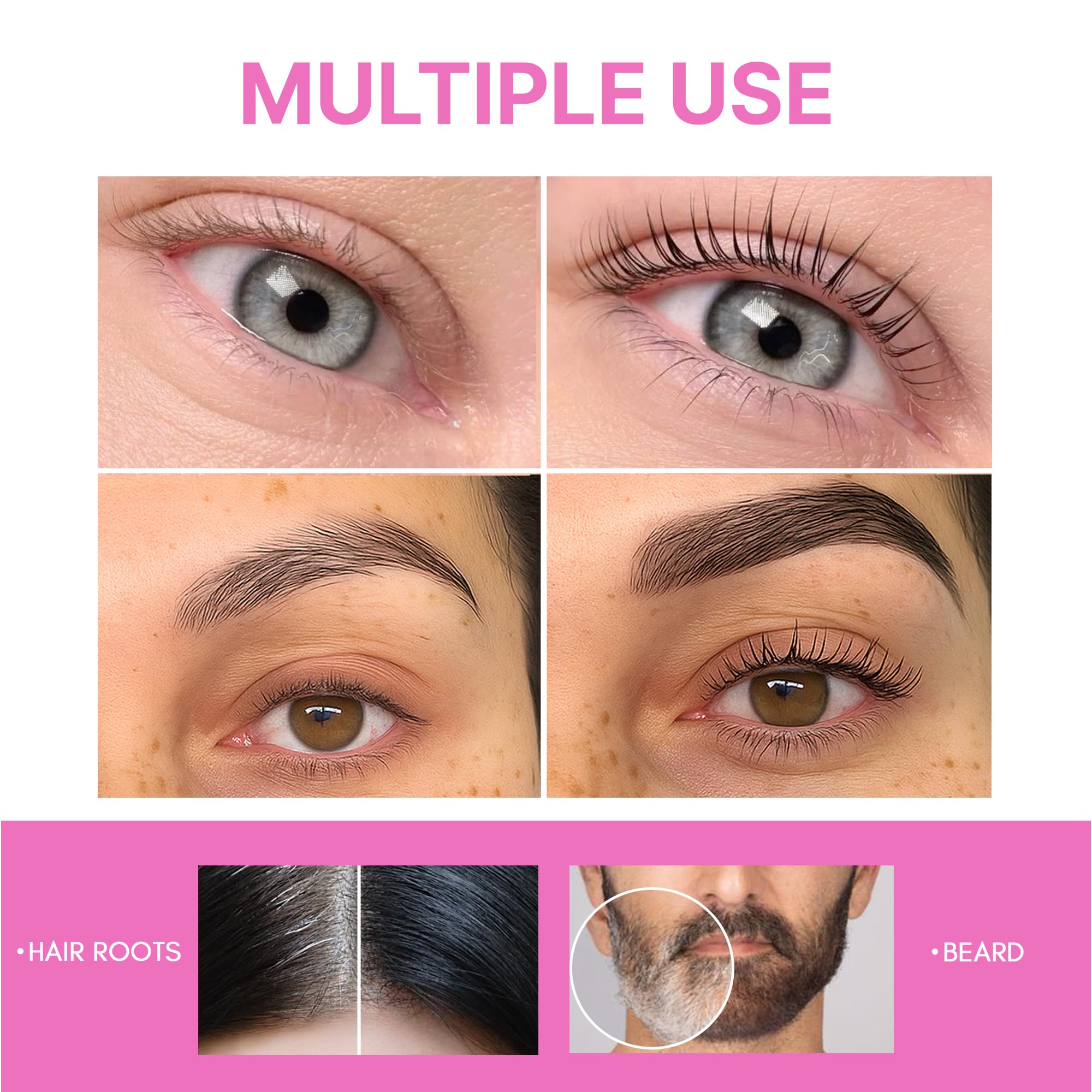 CLIONE PRIME Korean At-Home Lash Lift & Brow Color Kit — Temporary, Gentle Vitamin C Formula