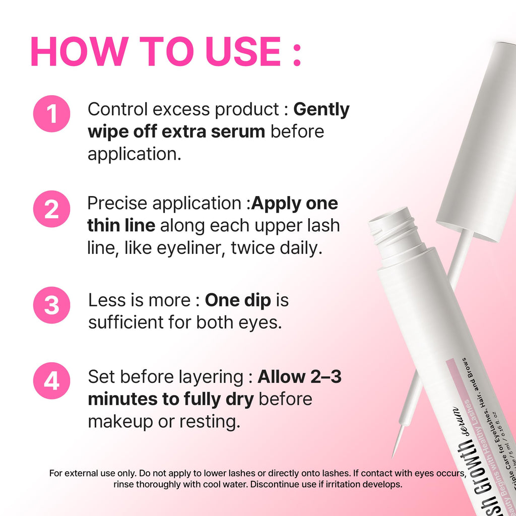 CLIONE PRIME Korean Lash Serum – Lash & Brow Growth, Cruelty-Free, Clinically Tested