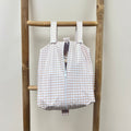 Cloth Nappy Pod - Stone Gingham