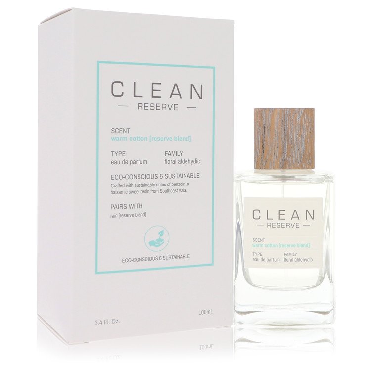 Clean Reserve Warm Cotton Eau de Parfum Spray 3.4 oz / 100 ml for Women